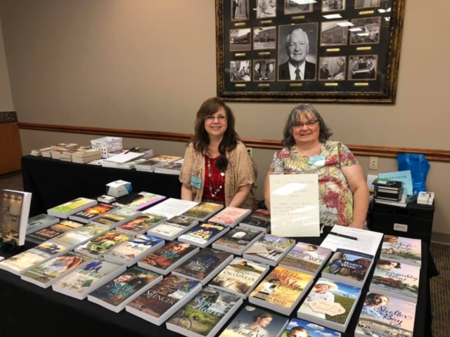 Linda and Shannon at the White County Creative Writers Conference